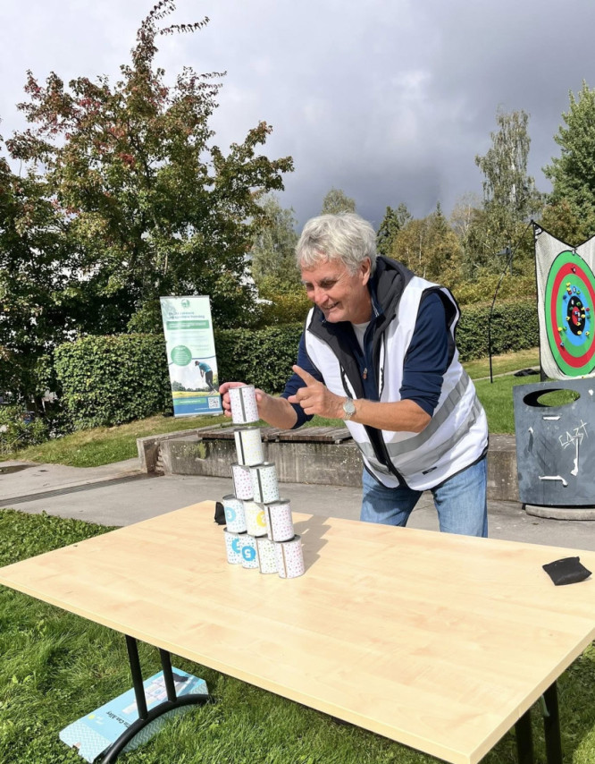 President Terje Holt på Generasjonslekene